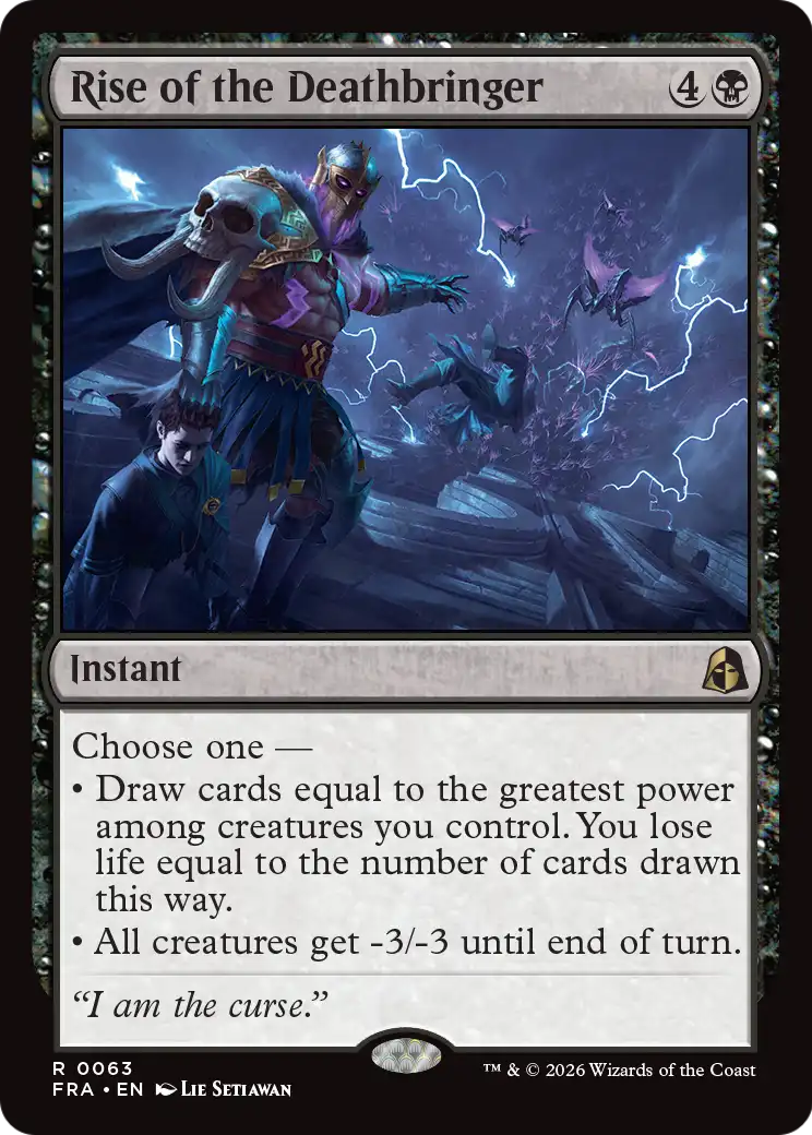 Rise of the Deathbringer [Reality Fracture] | Jomio and Rueliete's Cards and Comics
