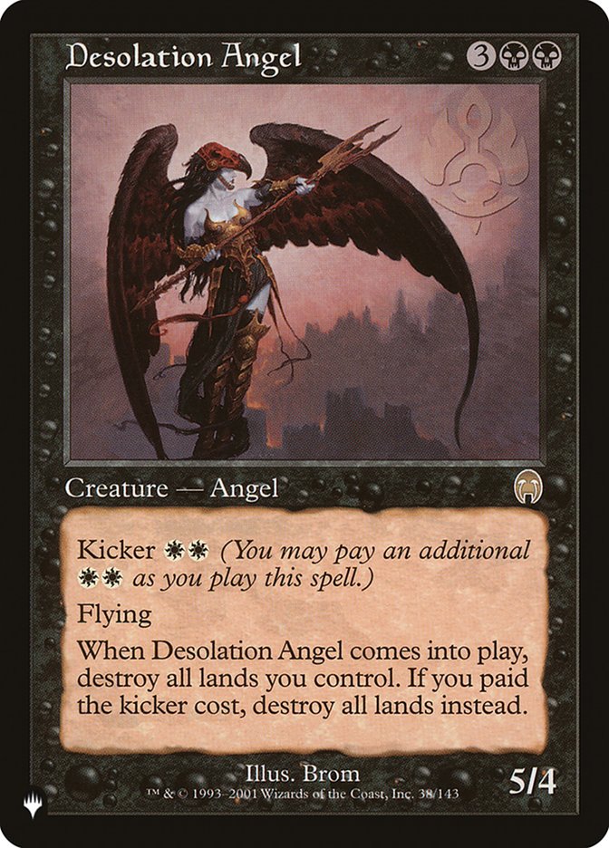 Desolation Angel [The List] | Jomio and Rueliete's Cards and Comics