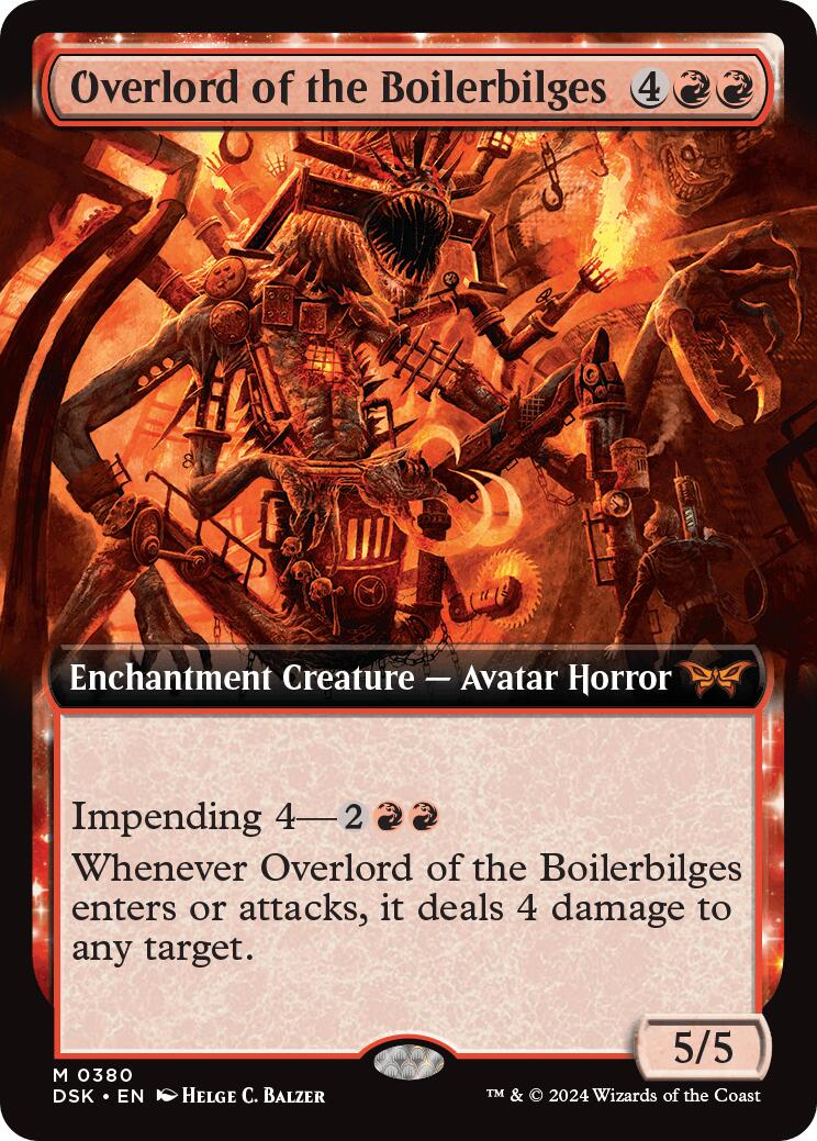 Overlord of the Boilerbilges (Extended Art) [Duskmourn: House of Horror] | Jomio and Rueliete's Cards and Comics