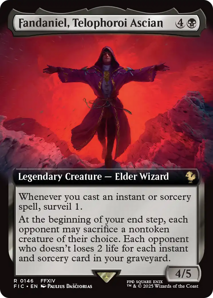 Fandaniel, Telophoroi Ascian (Extended Art) [FINAL FANTASY Commander] | Jomio and Rueliete's Cards and Comics