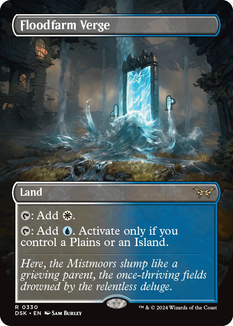 Floodfarm Verge (Borderless) [Duskmourn: House of Horror] | Jomio and Rueliete's Cards and Comics