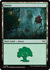 Forest (0285) [Duskmourn: House of Horror] | Jomio and Rueliete's Cards and Comics