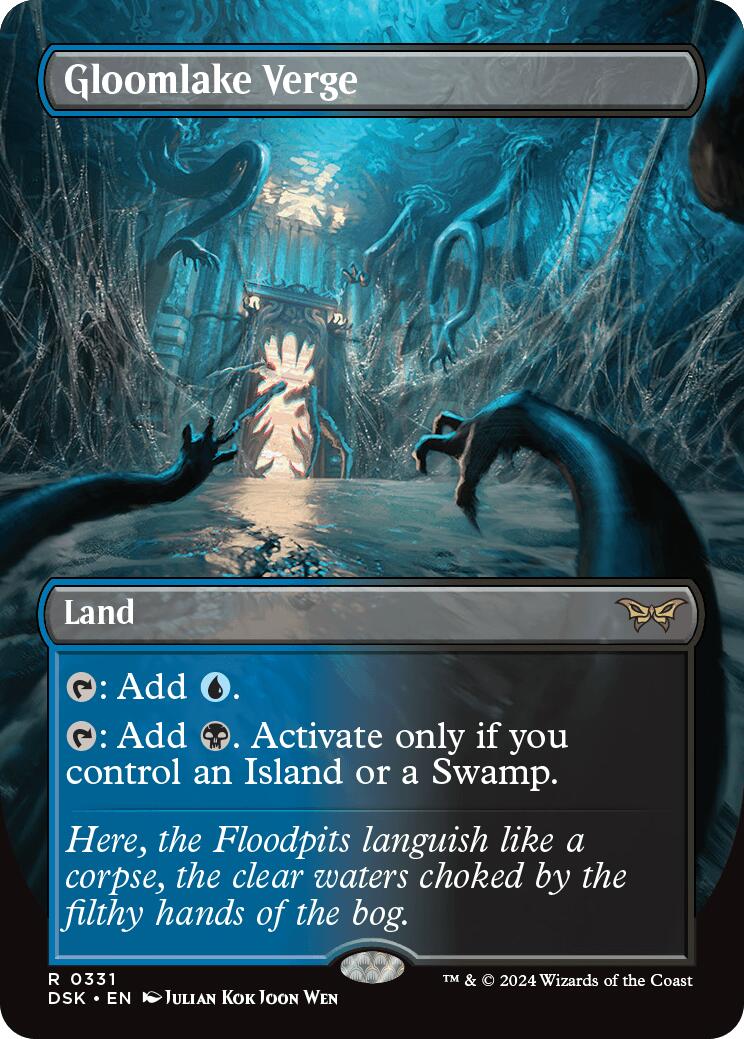 Gloomlake Verge (Borderless) [Duskmourn: House of Horror] | Jomio and Rueliete's Cards and Comics
