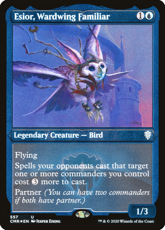 Esior, Wardwing Familiar (Etched) [Commander Legends] | Jomio and Rueliete's Cards and Comics