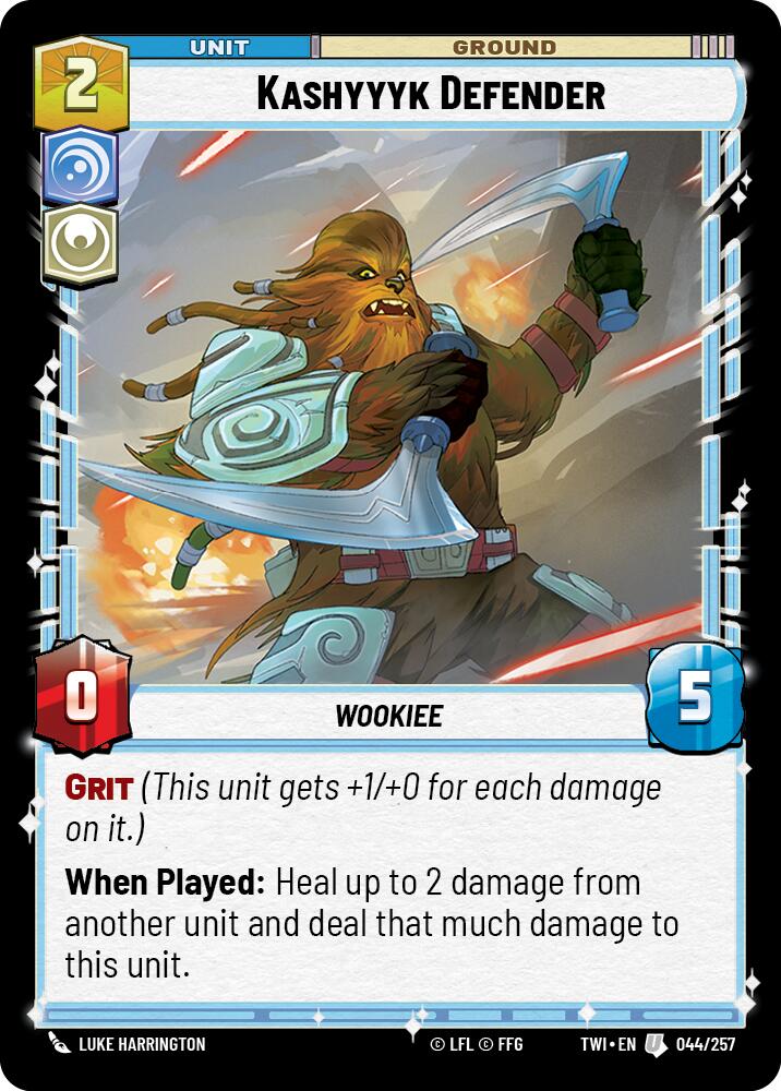 Kashyyyk Defender (044/257) (044/257) [Twilight of the Republic] | Jomio and Rueliete's Cards and Comics