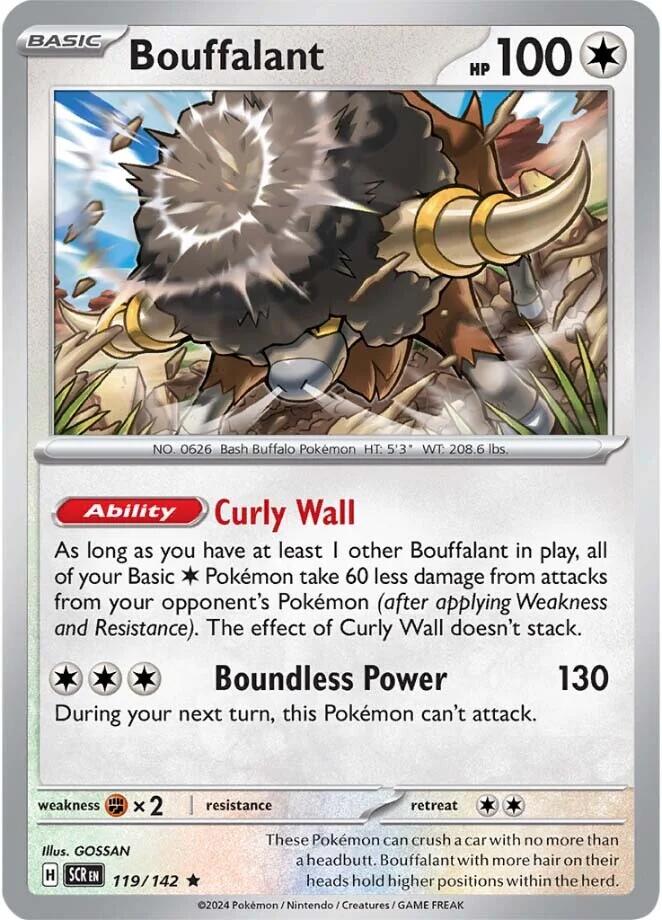 Bouffalant (119/142) [Scarlet & Violet: Black Star Promos] | Jomio and Rueliete's Cards and Comics