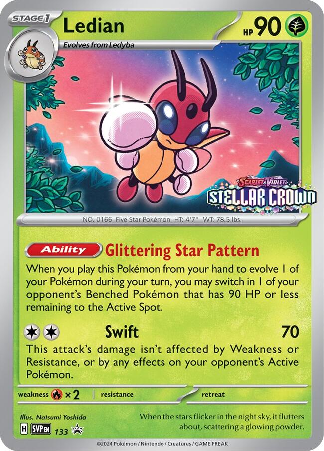 Ledian (SVP133) [Scarlet & Violet: Black Star Promos] | Jomio and Rueliete's Cards and Comics