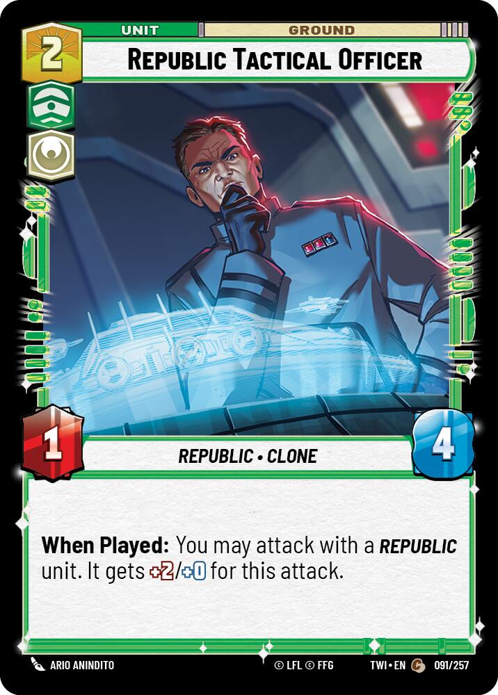 Republic Tactical Officer (091/257) (091/257) [Twilight of the Republic] | Jomio and Rueliete's Cards and Comics