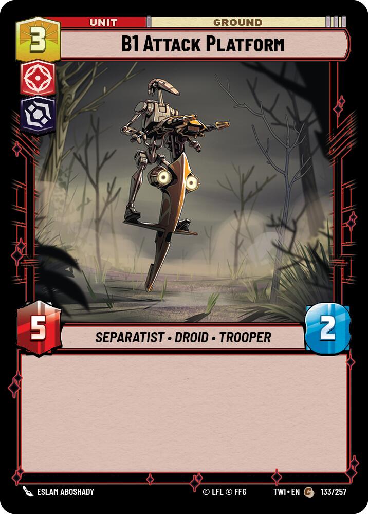 B1 Attack Platform (133/257) (133/257) [Twilight of the Republic] | Jomio and Rueliete's Cards and Comics