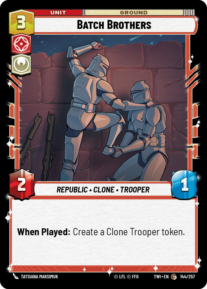 Batch Brothers (144/257) (144/257) [Twilight of the Republic] | Jomio and Rueliete's Cards and Comics