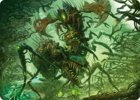 Skyscythe Engulfer Art Card [Phyrexia: All Will Be One Art Series] | Jomio and Rueliete's Cards and Comics