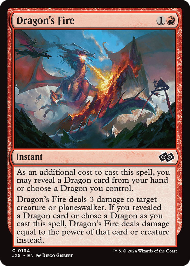Dragon's Fire [Foundations Jumpstart] | Jomio and Rueliete's Cards and Comics