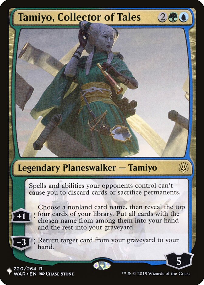 Tamiyo, Collector of Tales [The List] | Jomio and Rueliete's Cards and Comics