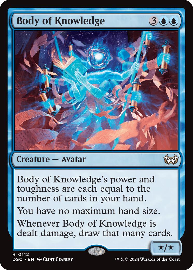 Body of Knowledge [Duskmourn: House of Horror Commander] | Jomio and Rueliete's Cards and Comics