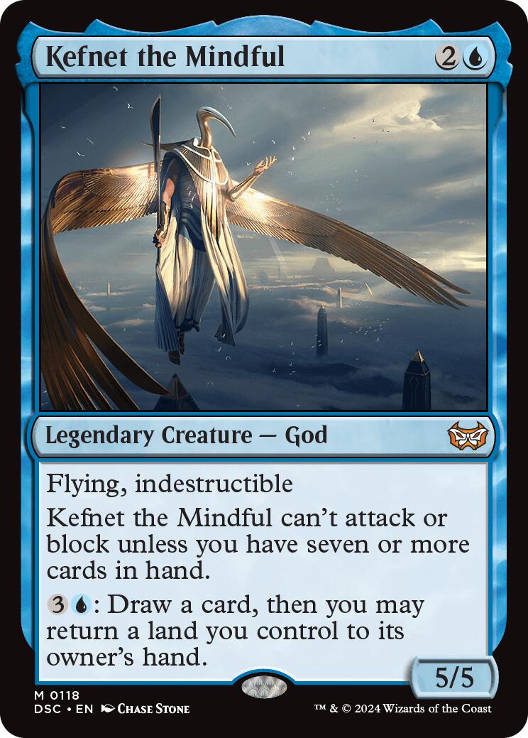 Kefnet the Mindful [Duskmourn: House of Horror Commander] | Jomio and Rueliete's Cards and Comics