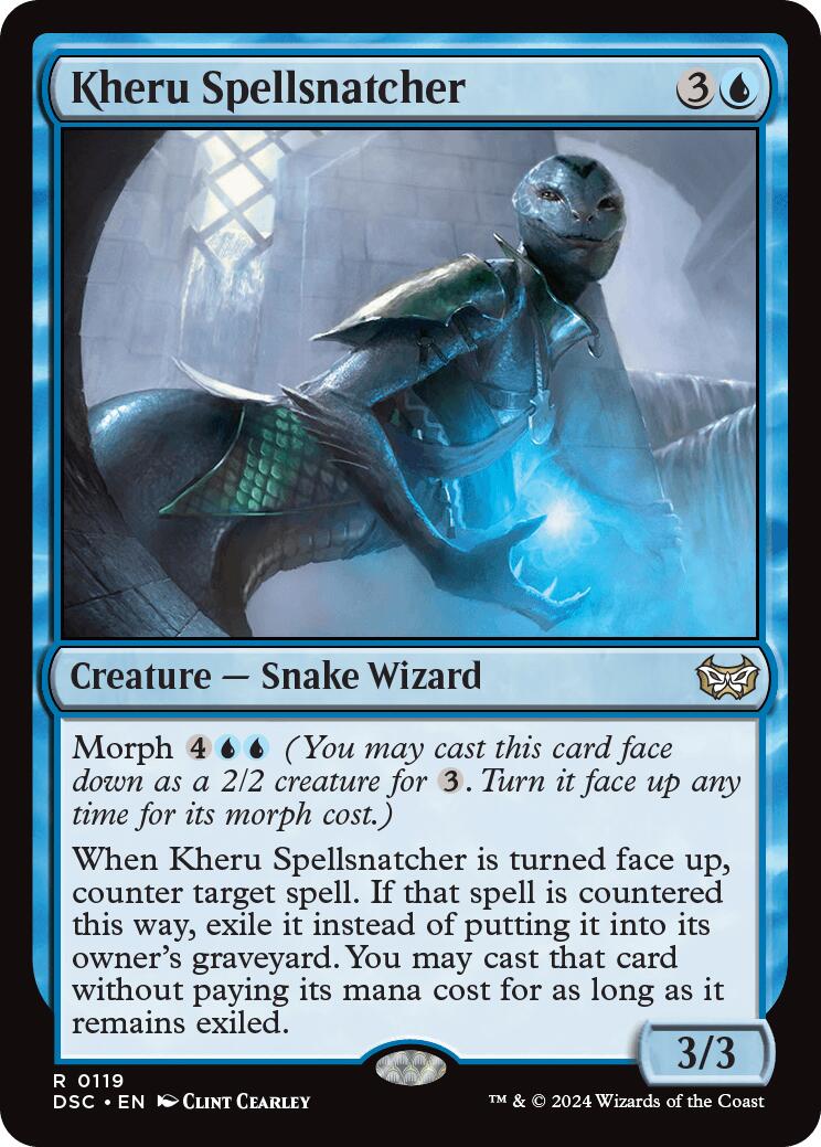 Kheru Spellsnatcher [Duskmourn: House of Horror Commander] | Jomio and Rueliete's Cards and Comics