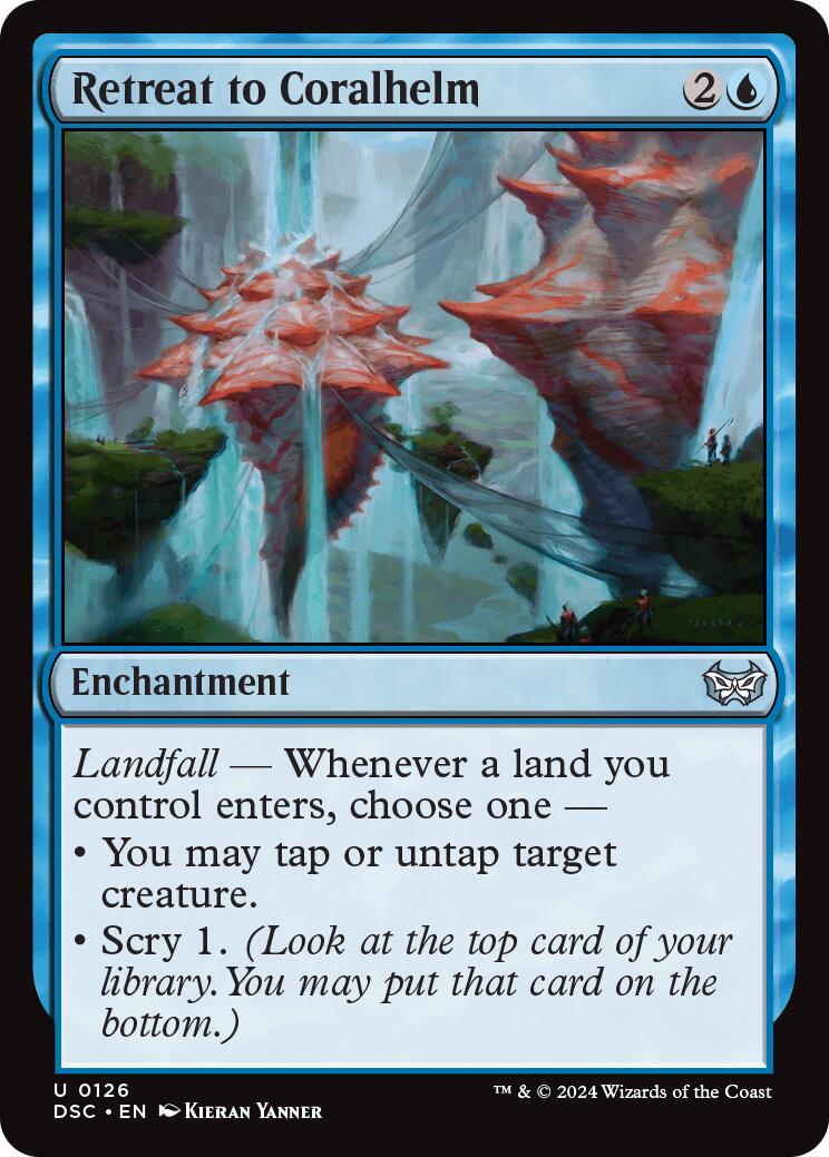 Retreat to Coralhelm [Duskmourn: House of Horror Commander] | Jomio and Rueliete's Cards and Comics