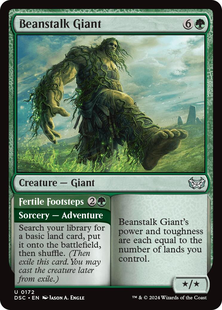 Beanstalk Giant [Duskmourn: House of Horror Commander] | Jomio and Rueliete's Cards and Comics