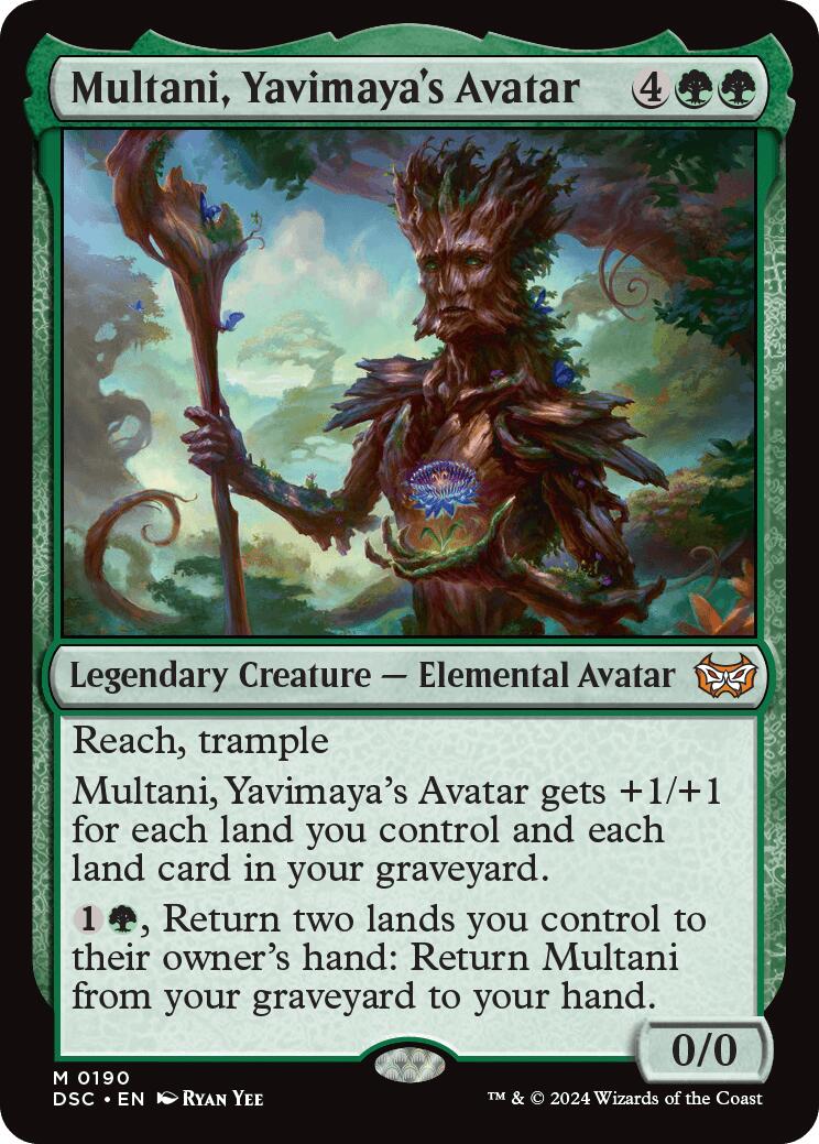 Multani, Yavimaya's Avatar [Duskmourn: House of Horror Commander] | Jomio and Rueliete's Cards and Comics