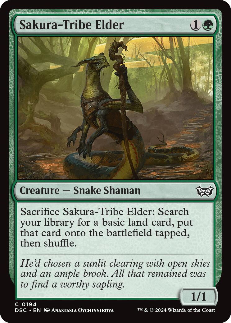Sakura-Tribe Elder [Duskmourn: House of Horror Commander] | Jomio and Rueliete's Cards and Comics