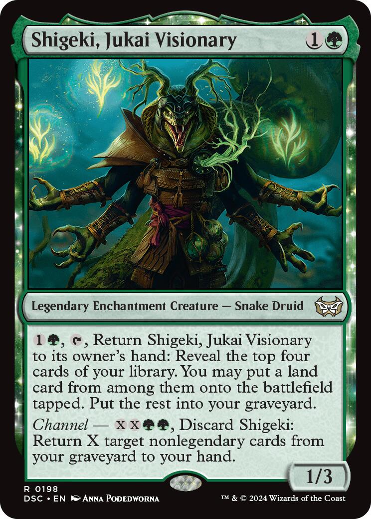 Shigeki, Jukai Visionary [Duskmourn: House of Horror Commander] | Jomio and Rueliete's Cards and Comics