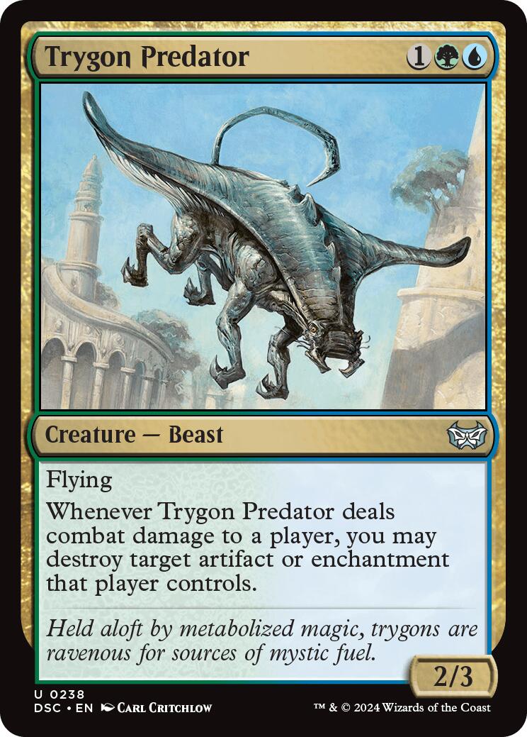 Trygon Predator [Duskmourn: House of Horror Commander] | Jomio and Rueliete's Cards and Comics