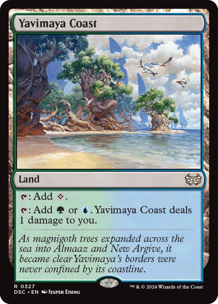 Yavimaya Coast [Duskmourn: House of Horror Commander] | Jomio and Rueliete's Cards and Comics