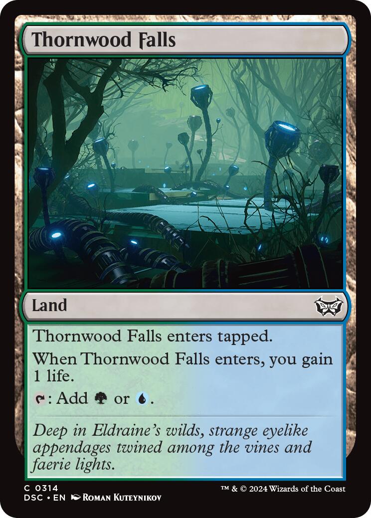 Thornwood Falls [Duskmourn: House of Horror Commander] | Jomio and Rueliete's Cards and Comics