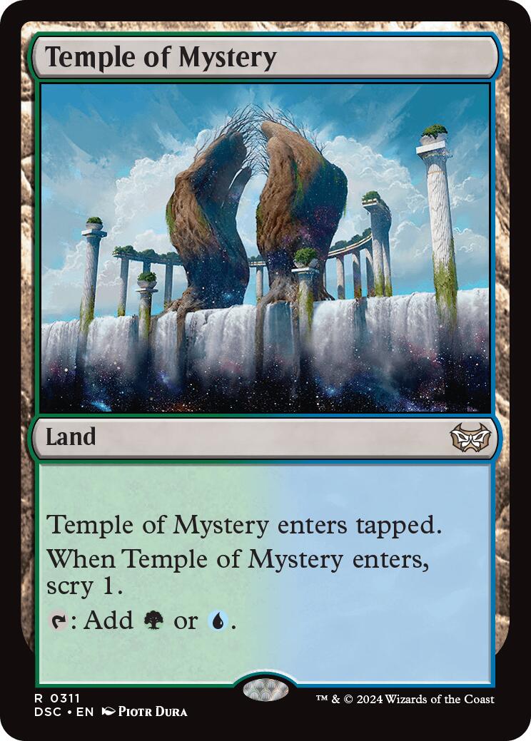 Temple of Mystery [Duskmourn: House of Horror Commander] | Jomio and Rueliete's Cards and Comics