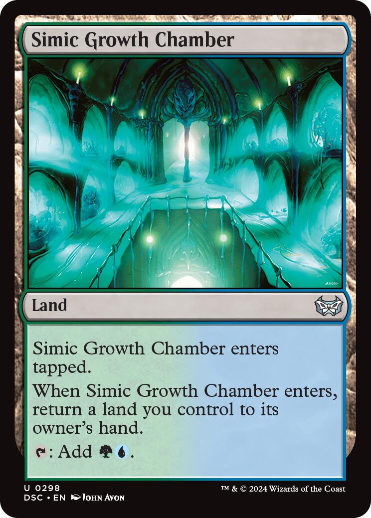 Simic Growth Chamber [Duskmourn: House of Horror Commander] | Jomio and Rueliete's Cards and Comics