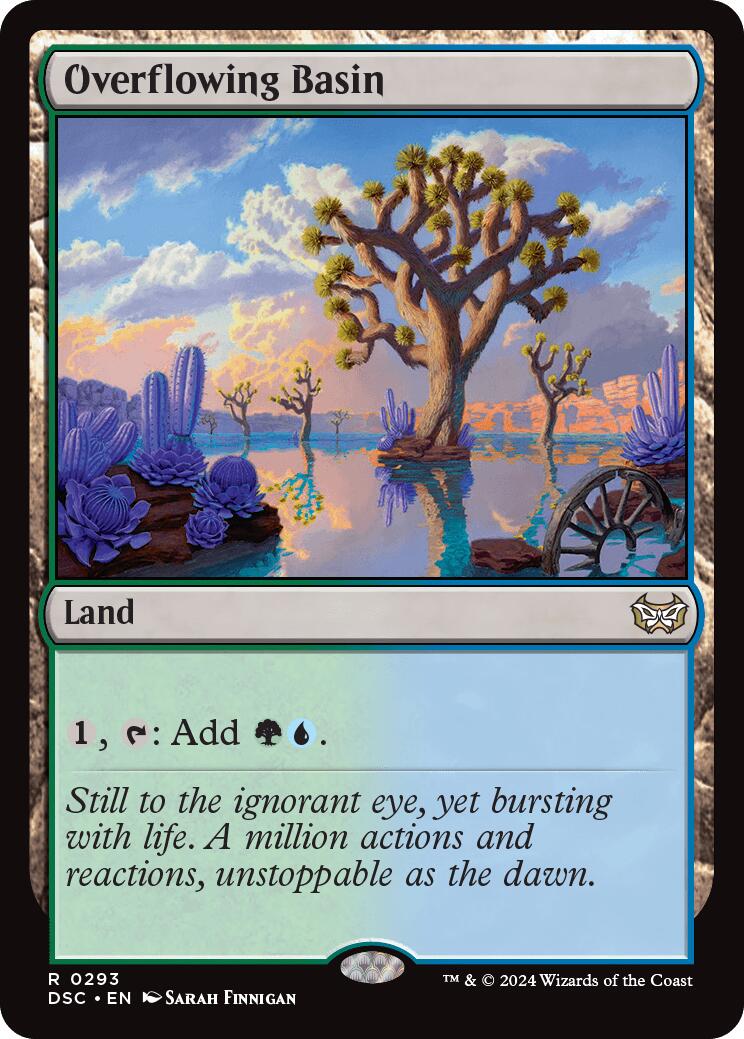 Overflowing Basin [Duskmourn: House of Horror Commander] | Jomio and Rueliete's Cards and Comics