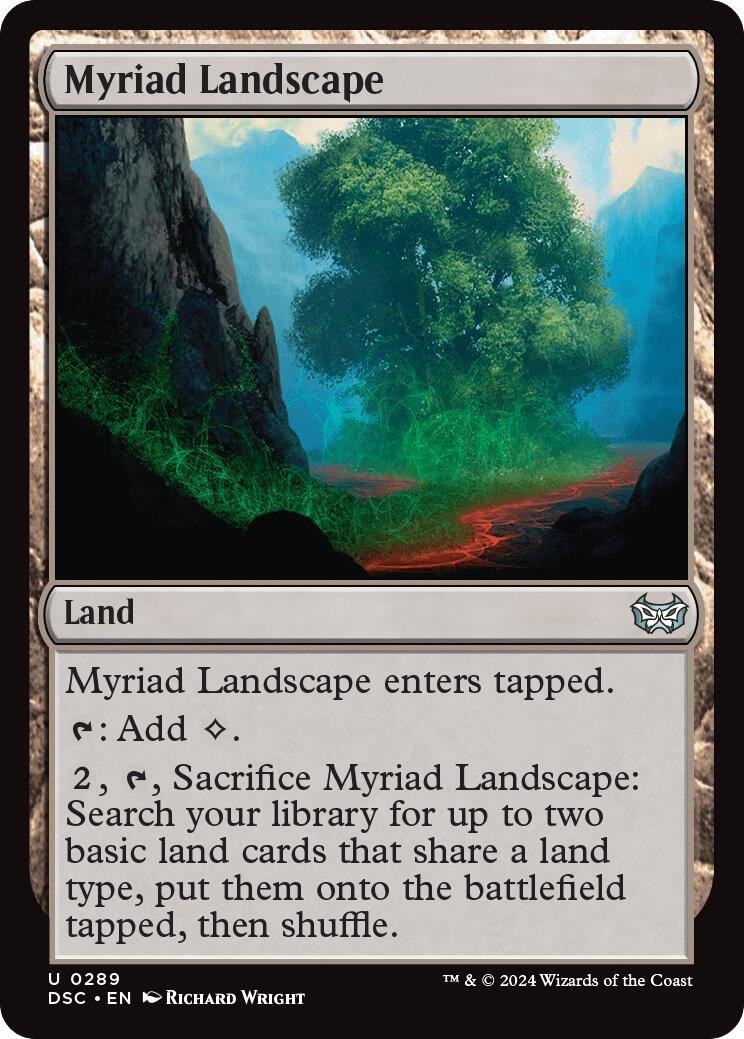 Myriad Landscape [Duskmourn: House of Horror Commander] | Jomio and Rueliete's Cards and Comics