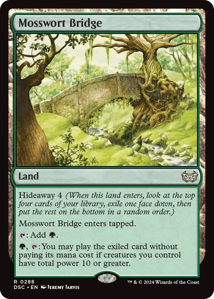 Mosswort Bridge [Duskmourn: House of Horror Commander] | Jomio and Rueliete's Cards and Comics