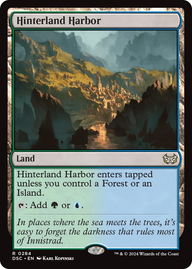 Hinterland Harbor [Duskmourn: House of Horror Commander] | Jomio and Rueliete's Cards and Comics