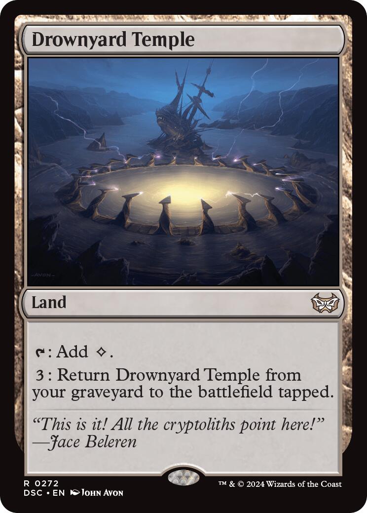 Drownyard Temple [Duskmourn: House of Horror Commander] | Jomio and Rueliete's Cards and Comics