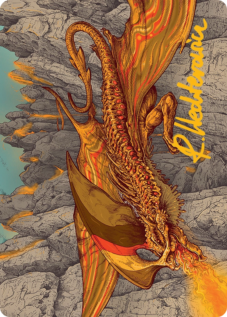 Magmatic Hellkite Art Card (34/54) [Tarkir: Dragonstorm Art Series] | Jomio and Rueliete's Cards and Comics