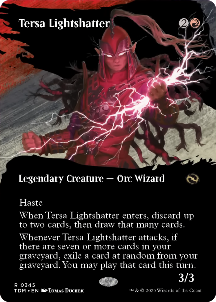 Tersa Lightshatter (Borderless) [Tarkir: Dragonstorm] | Jomio and Rueliete's Cards and Comics