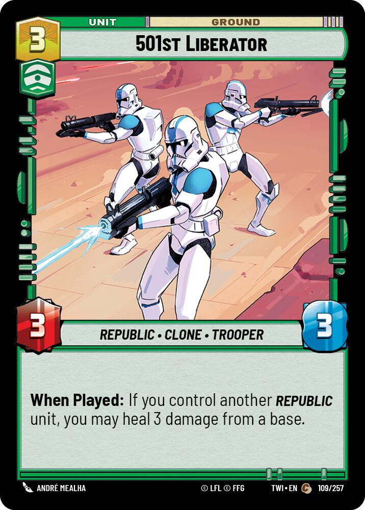 501st Liberator (109/257) (109/257) [Twilight of the Republic] | Jomio and Rueliete's Cards and Comics