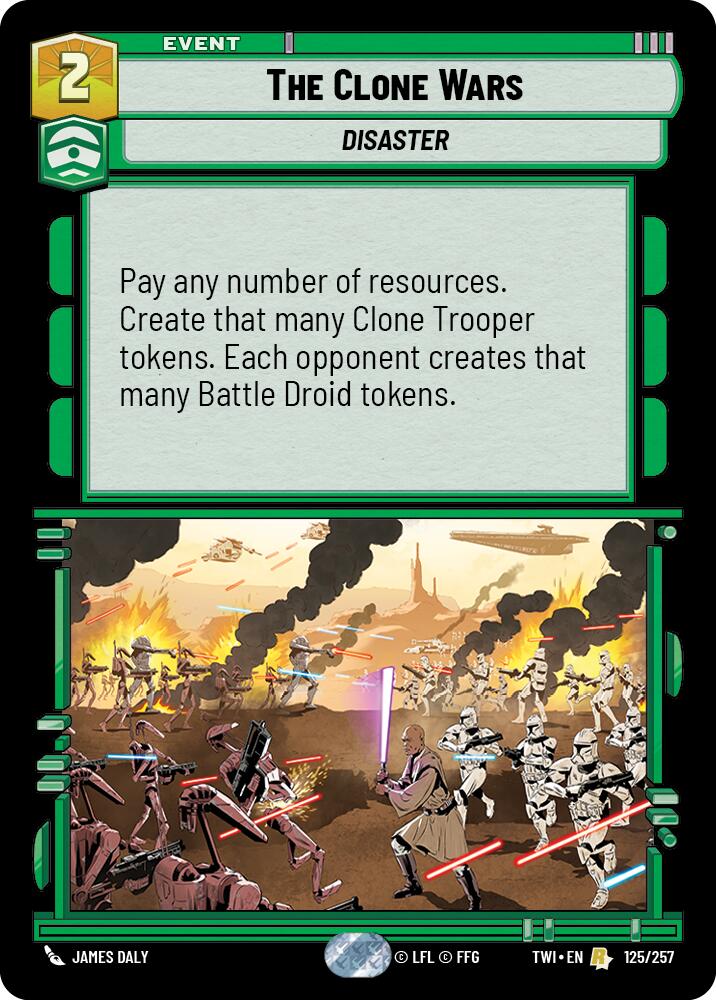 The Clone Wars (125/257) (125/257) [Twilight of the Republic] | Jomio and Rueliete's Cards and Comics