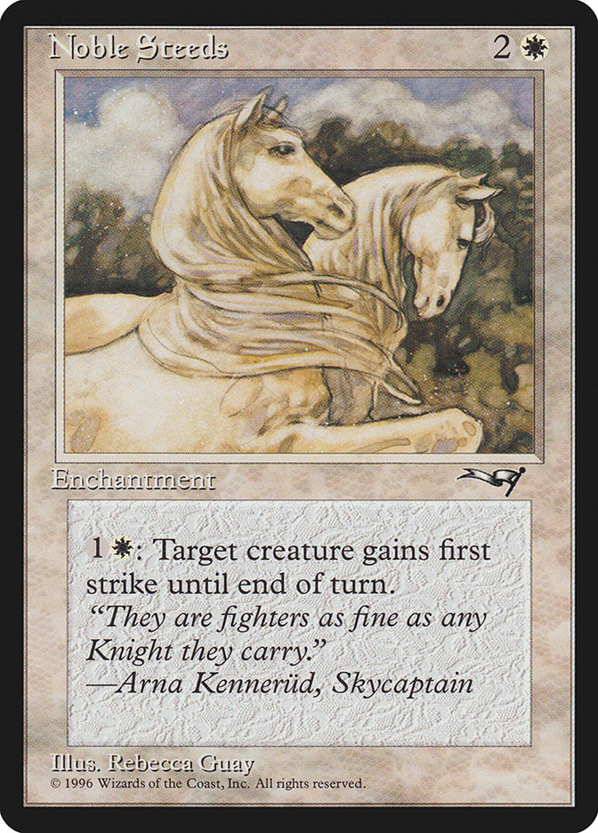 Noble Steeds (Leg Raised) [Alliances] | Jomio and Rueliete's Cards and Comics