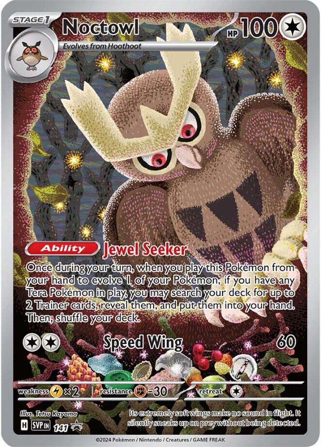 Noctowl (141) [Scarlet & Violet: Black Star Promos] | Jomio and Rueliete's Cards and Comics