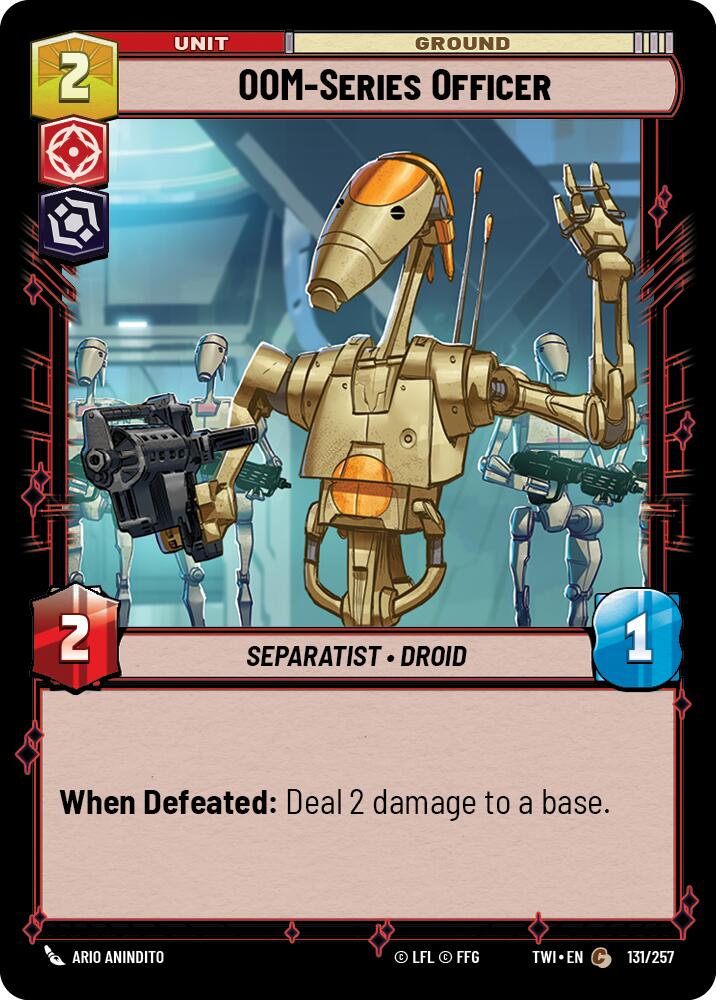 OOM-Series Officer (131/257) (131/257) [Twilight of the Republic] | Jomio and Rueliete's Cards and Comics