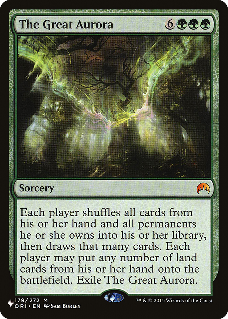 The Great Aurora [The List] | Jomio and Rueliete's Cards and Comics