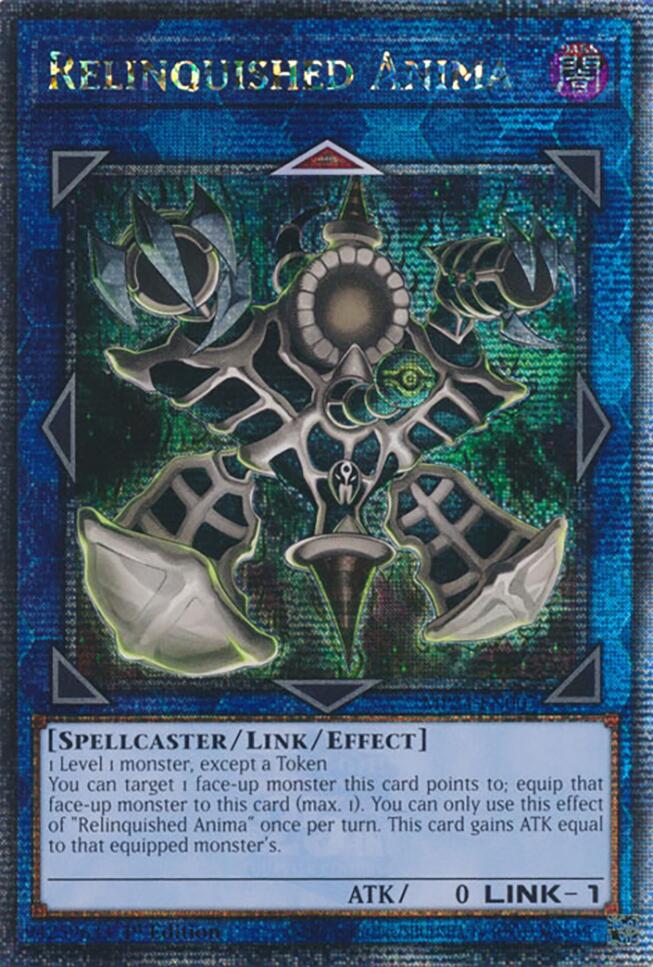 Relinquished Anima [MP24-EN007] Quarter Century Secret Rare | Jomio and Rueliete's Cards and Comics