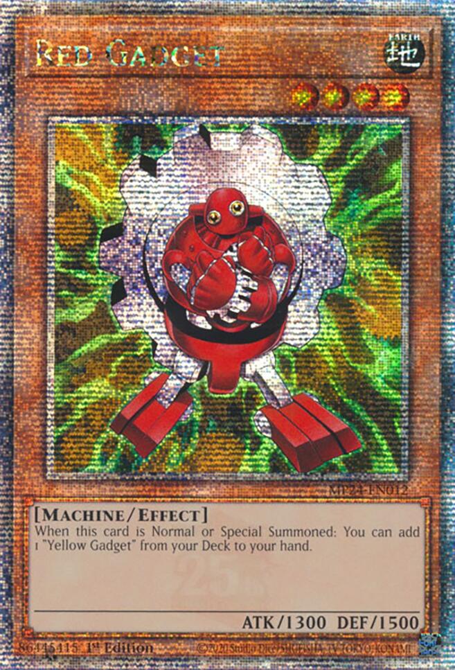 Red Gadget [MP24-EN012] Quarter Century Secret Rare | Jomio and Rueliete's Cards and Comics