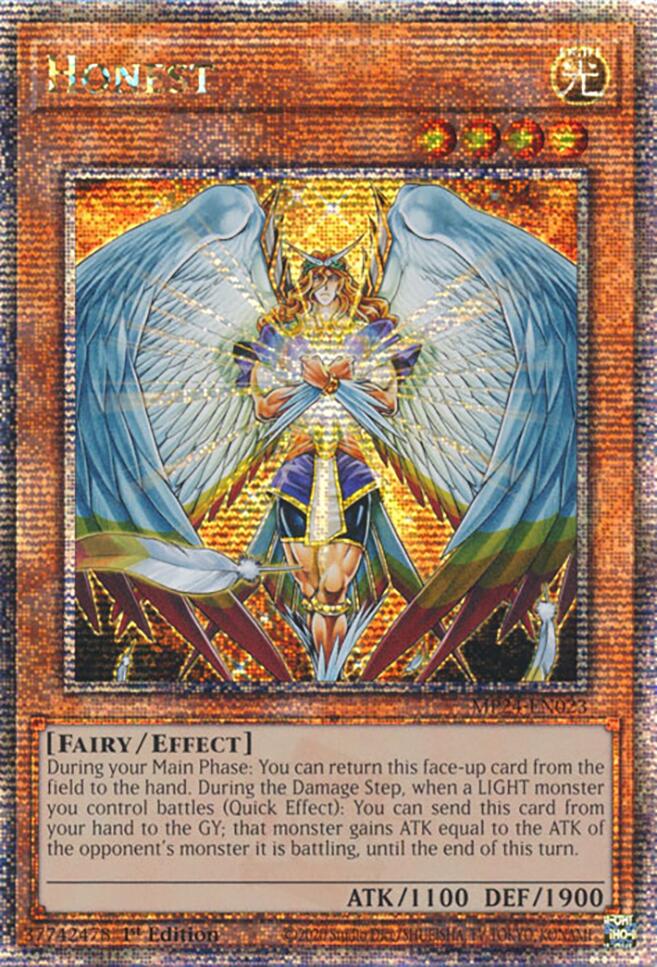 Honest [MP24-EN023] Quarter Century Secret Rare | Jomio and Rueliete's Cards and Comics