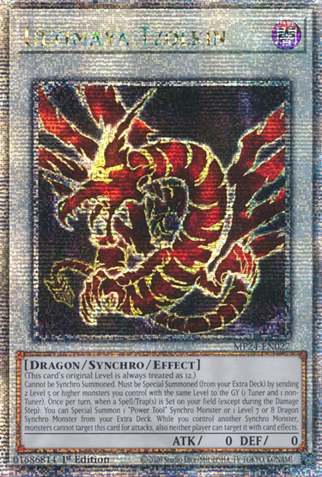 Ultimaya Tzolkin [MP24-EN027] Quarter Century Secret Rare | Jomio and Rueliete's Cards and Comics