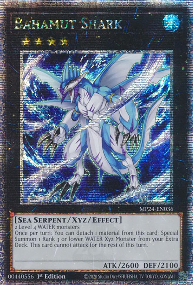 Bahamut Shark [MP24-EN036] Quarter Century Secret Rare | Jomio and Rueliete's Cards and Comics