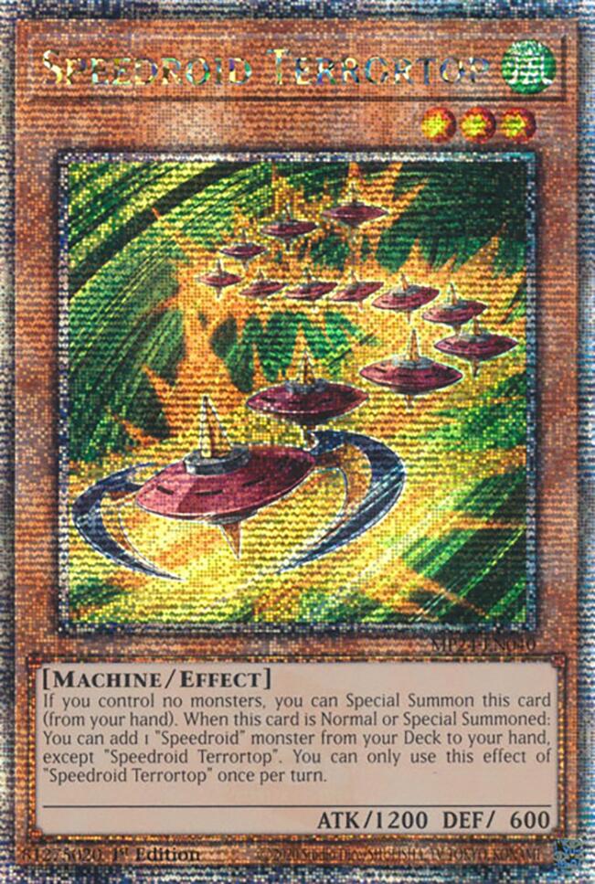 Speedroid Terrortop [MP24-EN040] Quarter Century Secret Rare | Jomio and Rueliete's Cards and Comics