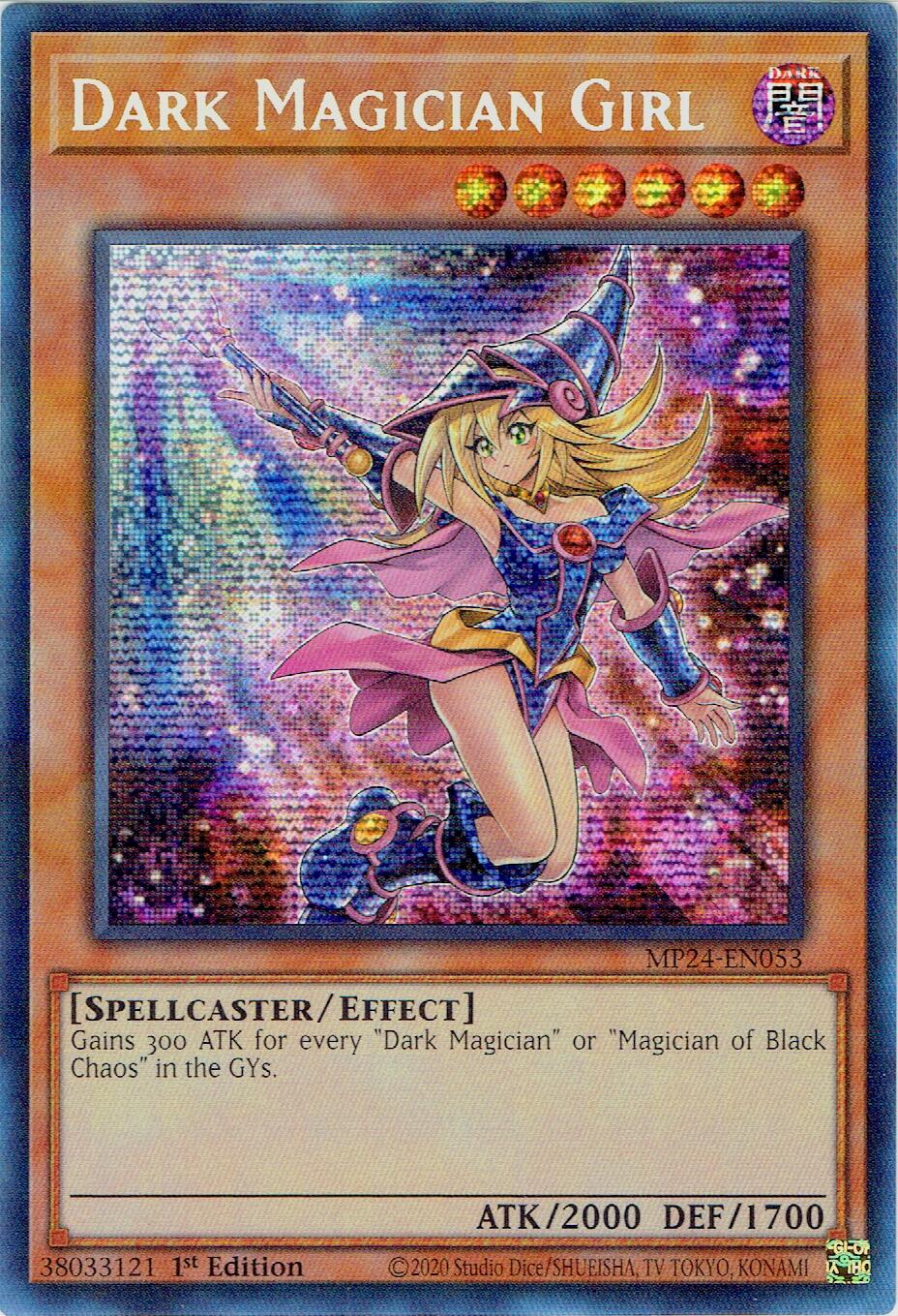 Dark Magician Girl (Alternate Art) [MP24-EN053] Prismatic Secret Rare | Jomio and Rueliete's Cards and Comics